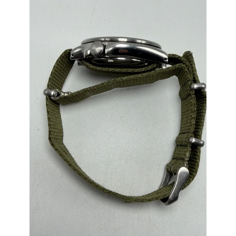 Seiko Green Dial 4R36-08L0 Automatic Mens Working Watch 40MM 9